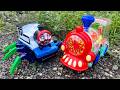 ASMR Unboxing dan Merakit Mainan Choo choo Charles, Gear Train, Thomas Exe, Kereta Api Laba-laba