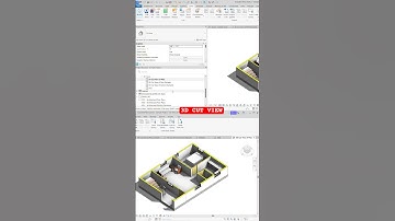 3D cut view of of plan #revit #3d