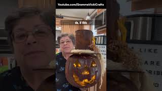 Primitive Pumpkin Craft | DIY Autumn Decor