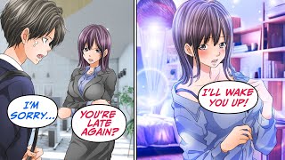 [Manga Dub] My boss came over and started removing her clothes and crawling in my bed [RomCom]