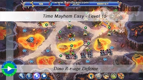 Dino Rage walkthrough (easy - time mayhem)  - Level 15