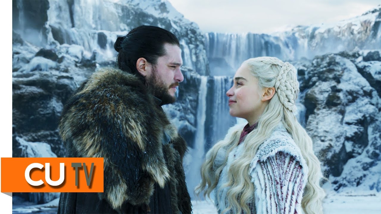 Jon Snow Rides Dragon│Jon & Daenerys's Kiss Scene│Game Of ...