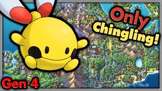 Can I Beat Pokemon Platinum with ONLY Chingling? 🔴 Pokemon Challenges ► NO ITEMS IN BATTLE