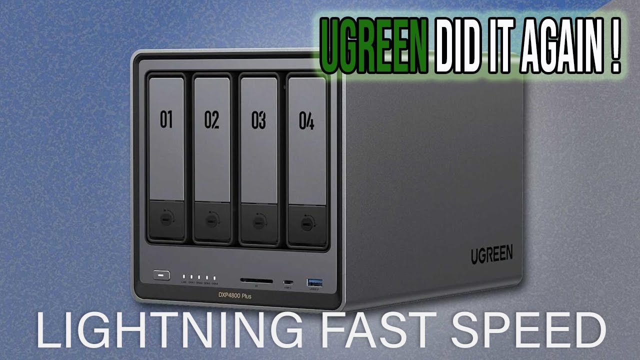 The Perfect NAS for Beginners? UGREEN NAS DXP4800 Plus - YouTube