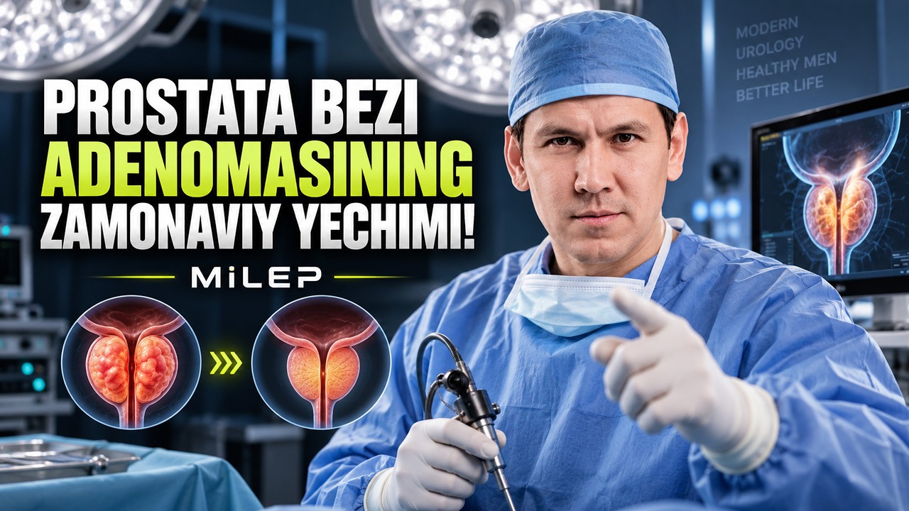 Prostata bezi adenomasining zamonaviy yechimi — dr. Sanjar Husanov