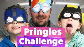 PRINGLES CHALLENGE - Wer kann blind besser schmecken 🙈 mit Lulu&Leon - Family and fun