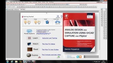 OrCAD PSpice Simple Circuit Page 13 Video 1 of 6