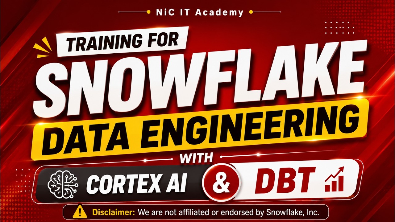 Snowflake + DBT Data Engineering Live Training - [Mon-Fri] 7:00 AM IST ...