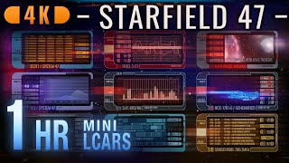 STARFIELD 47 Mini LCARS • 1-Hour Loop in 4K screenshot 2