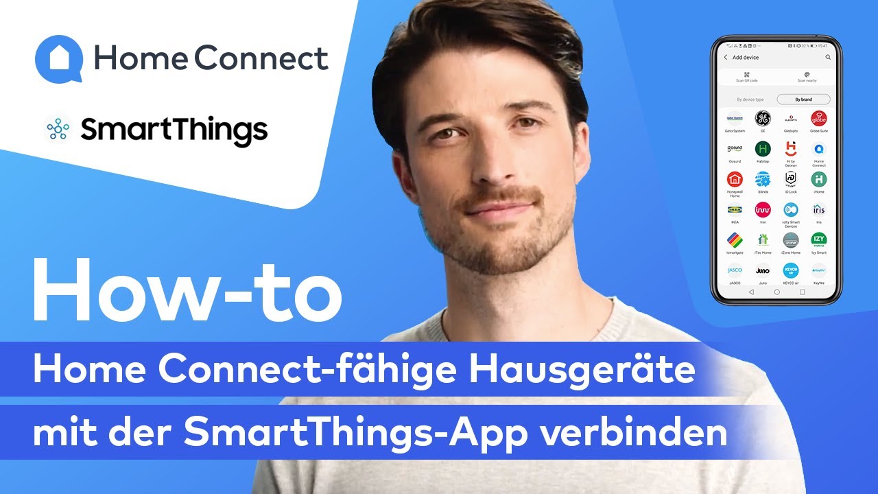 Home Connect & SmartThings Hausgräte hinzufügen YouTube