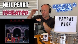 Drum Teacher Reaction & Analysis: NEIL PEART | Rush - ''Limelight'' ISOLATED DRUMS (2021 Reaction)