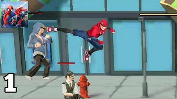 Spider Hero - Super Hero Fighting - Gameplay Walkthrough (iOS,Android) Part 1