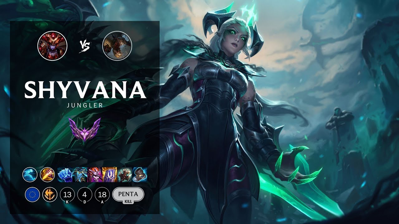 Shyvana Jungle vs Fiddlesticks - EUW Master Patch 12.13