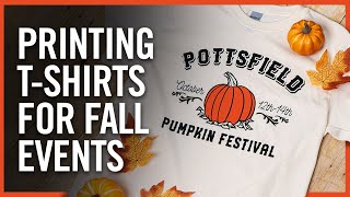 Fall Events + Festivals | T-Shirt Printing With Screen Printed Heat Transfers screenshot 3