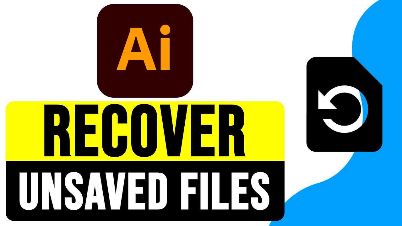 How to RECOVER UNSAVED & LOST FILES in Adobe Illustrator 2025 | Illustrator Crash Recovery
