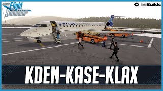 MSFS LIVE | Real World United SkyWest OPS | CRJ700 + Boris Soundpack | Aspen Approach + KLAX