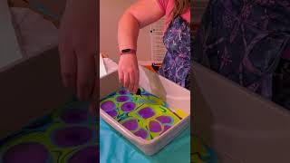 Water Marbling Magic! #watermarbling