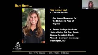 Randolph College Virtual College Visit
