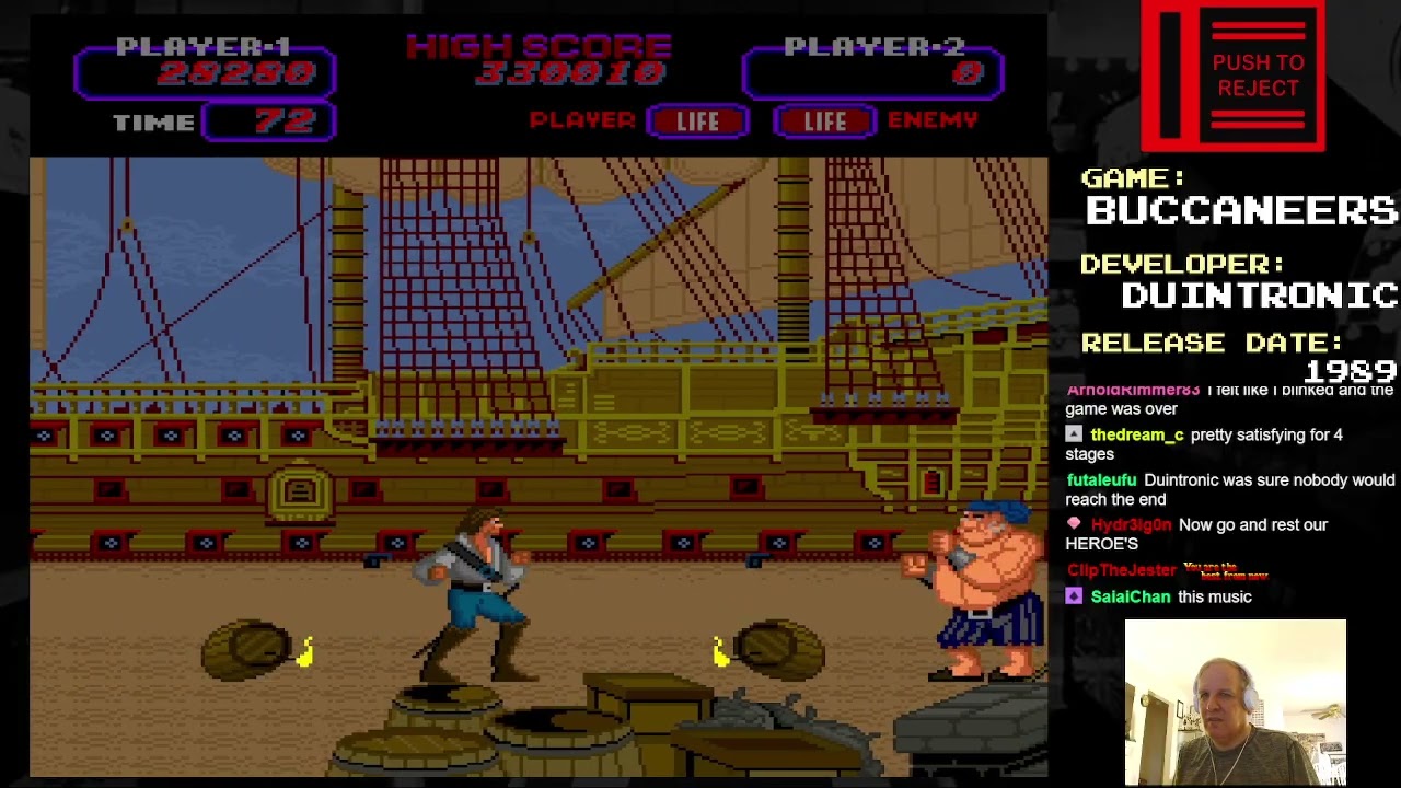 Push To Reject - Buccaneers (1989 Duintronic)