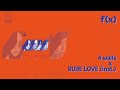 F X 4 Walls X RUDE LOVE Inst F X 4 Walls X RUDE LOVE Inst