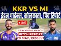 KKR vs MI 65th IPL Match Pitch Report, eden gardens KOLKATA Pitch Report, TODAY KOLKATA Pitch Report