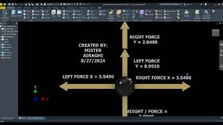 Example video of the 3 vector calculator working screenshot 4