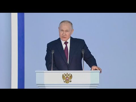 بوتين يتعهد في خطابه السنوي للأمة بمواصلة الحرب في أوكرانيا "بمنهجية" ويحمل الغرب مسؤولية التصعيد