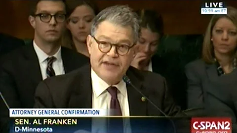 Senator Al Franken Destroys Jeff Sessions Before Committee Votes For Him To Be Next Attorney General
