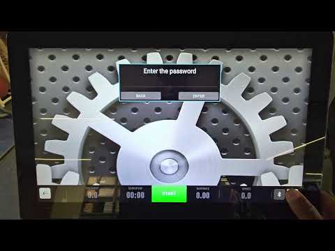 Getting to settings menu Technogym Run series 2024.