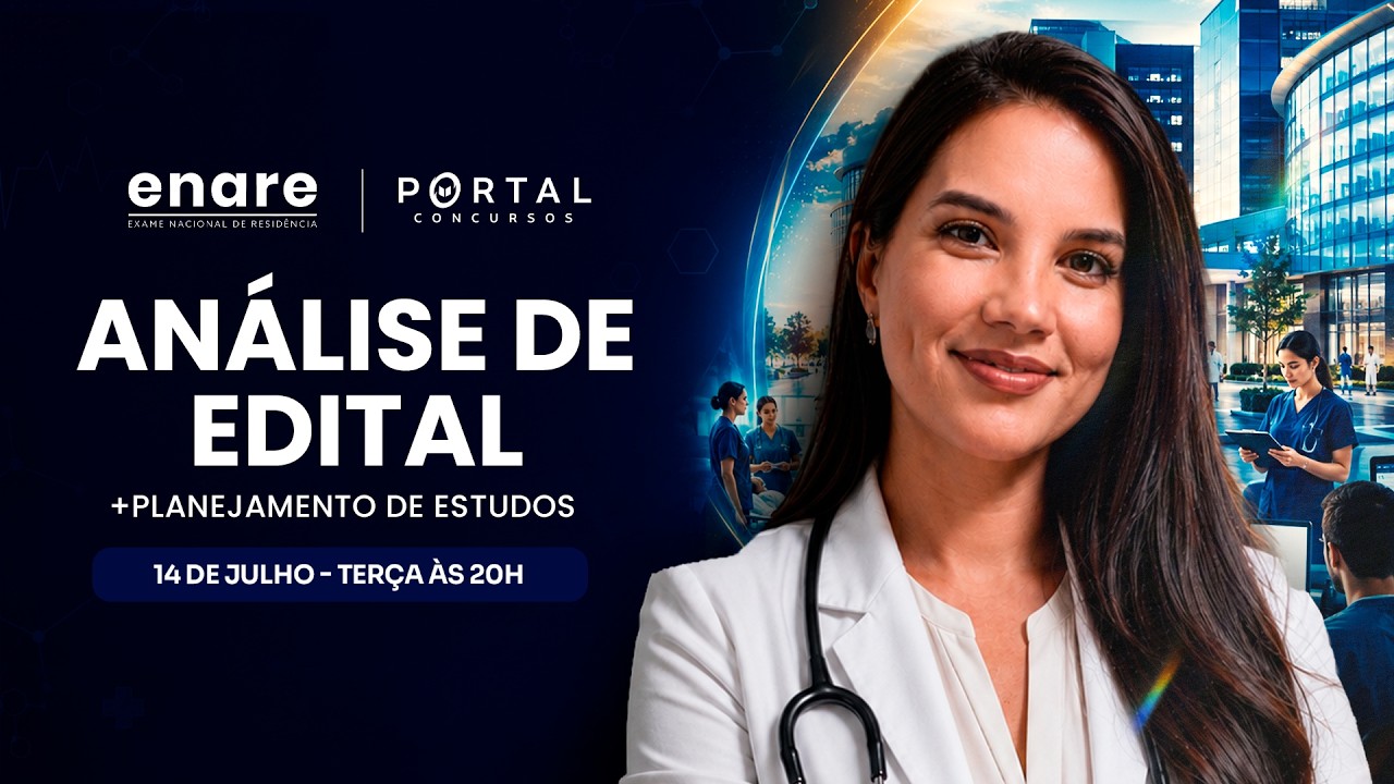 CONCURSO ENARE: ANÁLISE DE EDITAL + PLANEJAMENTO DE ESTUDOS