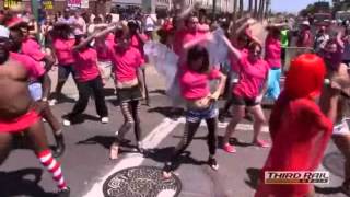 Mob Silences Protestors