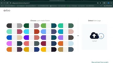 How to Create a New Website in Odoo | Choose Business Type, Services, and Theme