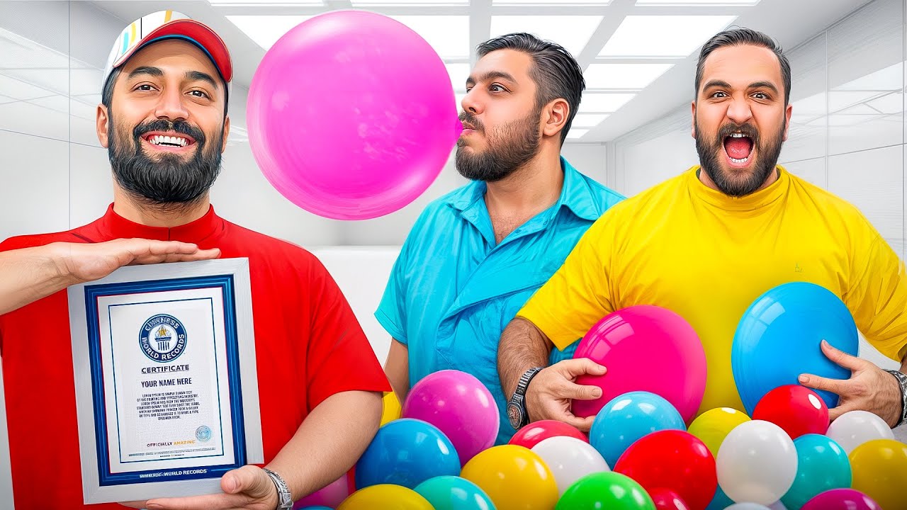 رکوردای گینسو با ایمانو‌ بچه ها جابه جا کردیم😜