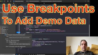 Use Breakpoints To Add Demo Data - UIKit
