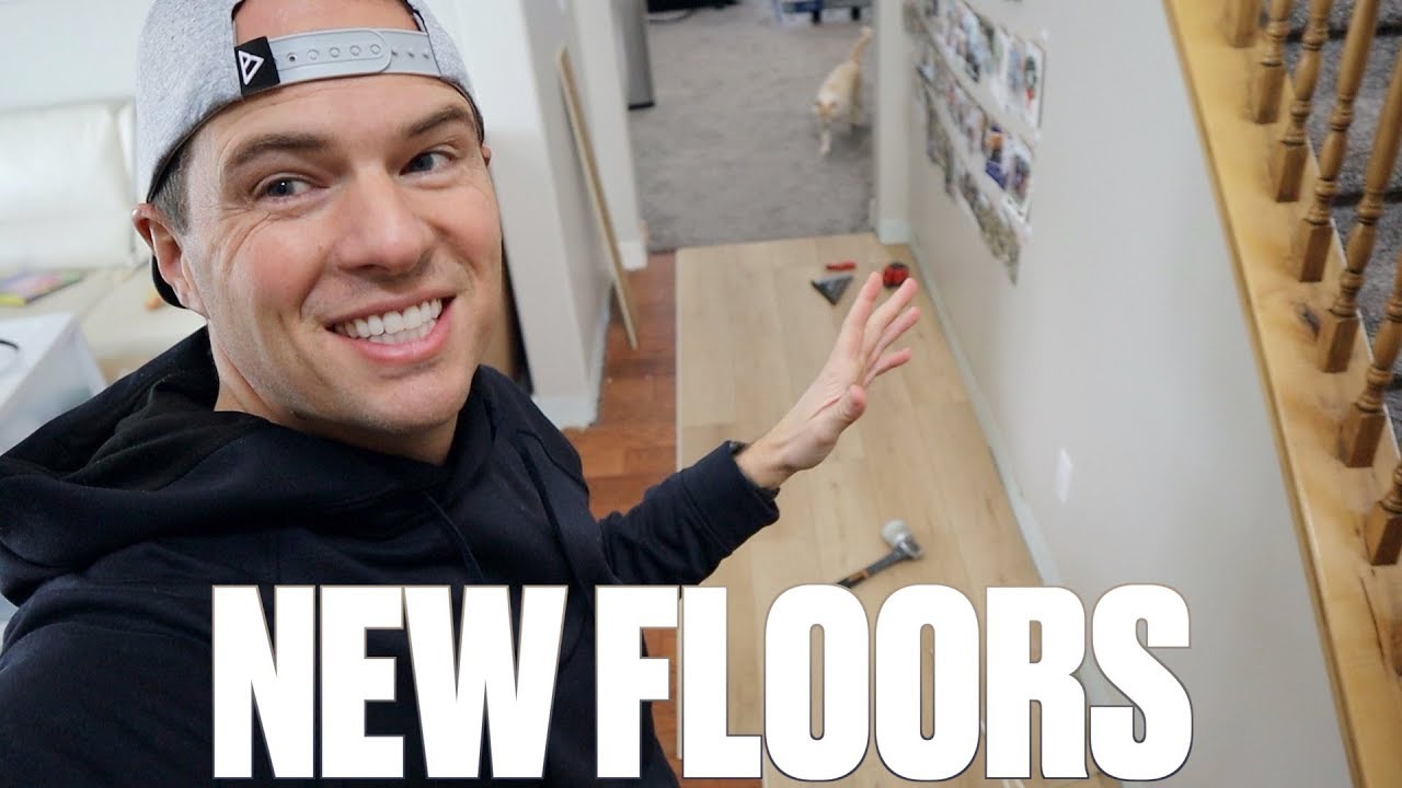 INSTALLING NEW FLOORS IN OUR KITCHEN | PLACING NEW FLOORING OVER TILE