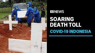 Keluarga beralih ke kremasi ketika jumlah kematian akibat COVID yang meningkat di Indonesia memenuhi kuburan | Berita ABC