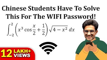 Students In China Have To Solve This For The WIFI Password | Bhannat Maths