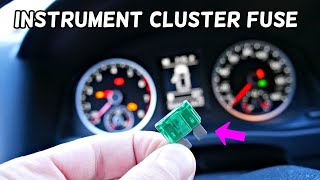 VW TIGUAN INSTRUMENT CLUSTER FUSE LOCATION REPLACEMENT, INSTRUMENTATION CONTROL MODULE
