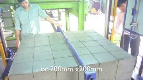 CLC foam concrete blocks cutting machine MasterCut-3