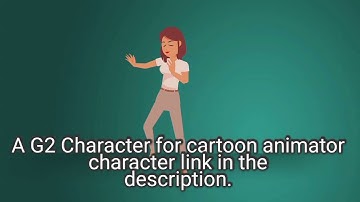 Cartoon animator G2 character