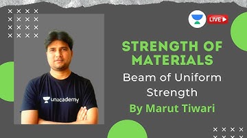 Beam of Uniform Strength | Strength of Materials | GATE & ESE 2021 Mechanical | Marut Tiwari