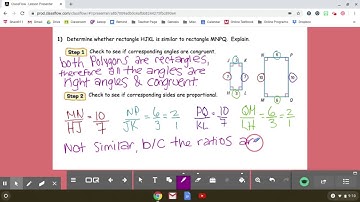 Chapter 7 Lesson 4: Properties of Similar Polygons