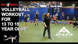 Follow Along Volleyball Workout for 15 Years old and Younger