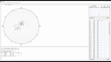 Plotting fold - Stereonet