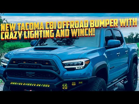 NEW Tacoma CBI Bumper With Winch AND Lighting