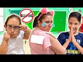 Maria Clara e uma História sobre bullying na escola e um menino levado -Família MC Divertida