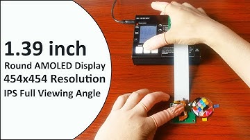 1.39inch Full Round AMOLED Display Screen 454*454 MIPI SPI Interface With CTP Capacitive TouchPanel