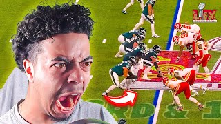 GOT SMACKED!!! Kansas City Chiefs vs. Philadelphia Eagles Super Bowl LIX Game Highlights