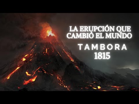 Video: Volcán Tambora. Erupción del Monte Tambora en 1815