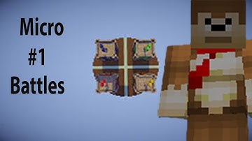 Minecraft: Micro Battles #1 Killing Hackers /w HonkeyKong